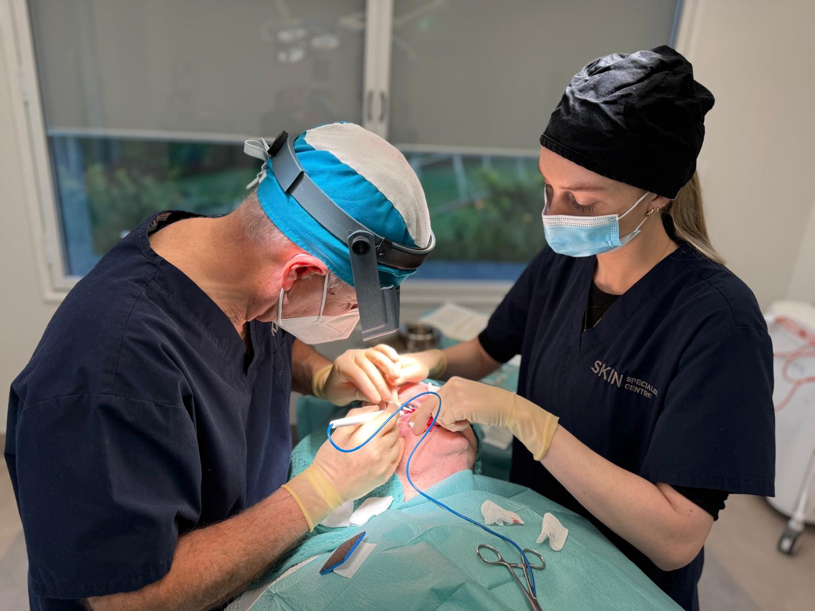 Scars & Lasers clinical team at work