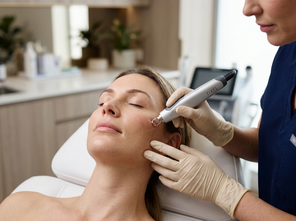 Tixel for acne scars